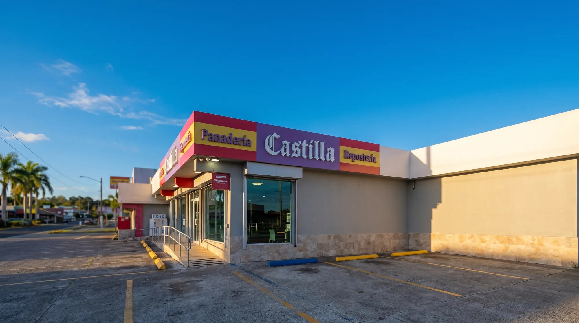 Fachada de la Panadería y Repostería Castilla en Sierra Bayamón